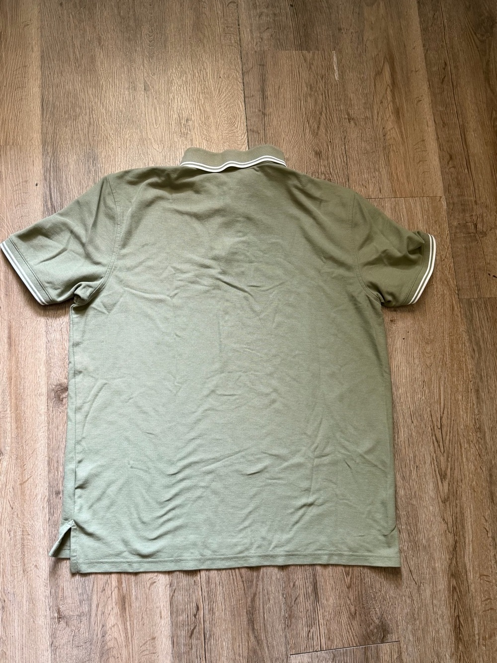 Sonoma Men’s Polo Shirts Lot of 2 Size L Navy & Green Solid Short Sleeve - Picture 6 of 6